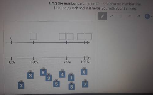 Explore Drag the number cards to create an accurate number line. Use the sketch tool if it helps yo