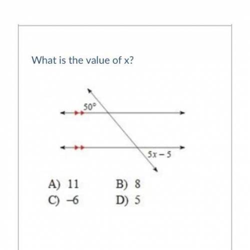 What is the value Of x