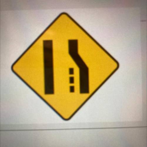 Question #34

While driving on a multi-lane roadway, you see this
traffic sign. This sign means
PL