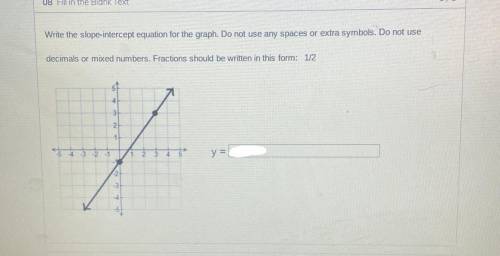 Find the slope intercept equation for the graph below pLz!!!