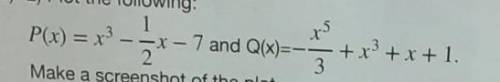 1) For P(x) and Q(x) general polynomials, if n is the degree of P(x) and m the degree of Q(x), what
