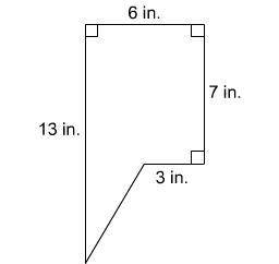 What is the area of this composite shape?
Enter your answer in the box.
in²