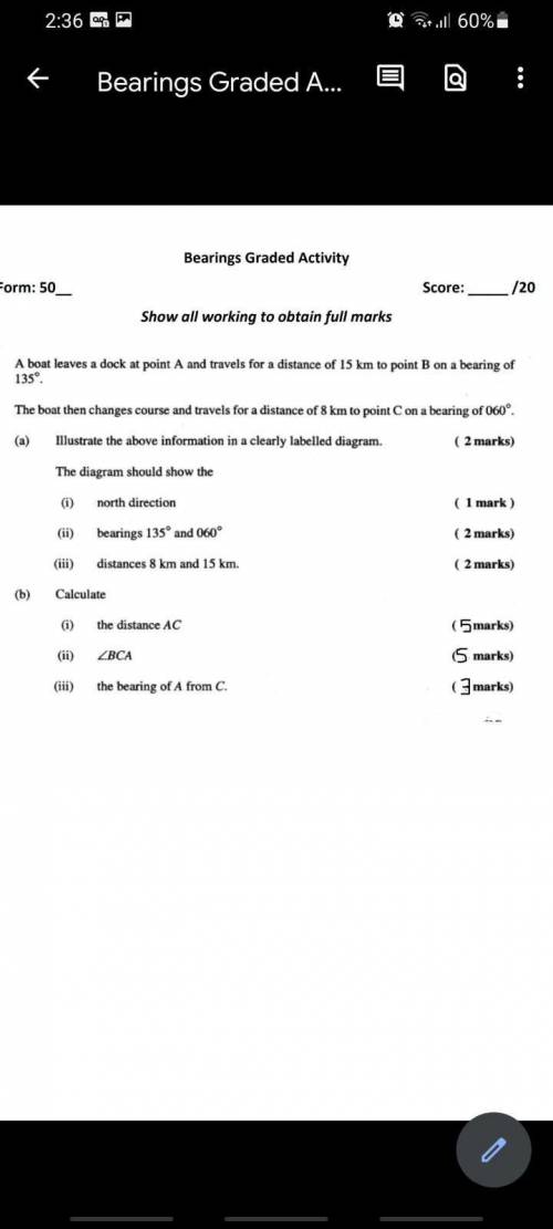 Please only answer PART B

Due tomorrow please help
a boat leaves a dock at point a and travels