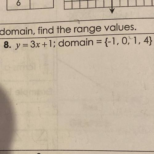 Find the range values. pls and thank you!!