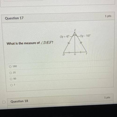 What is the measure of DEF? Pls help me asap