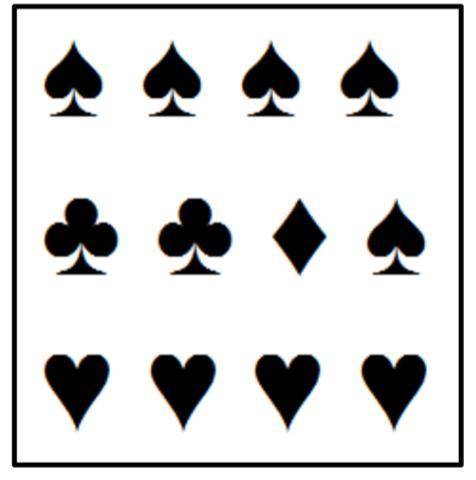 A. What is the ratio of clubs to spades?