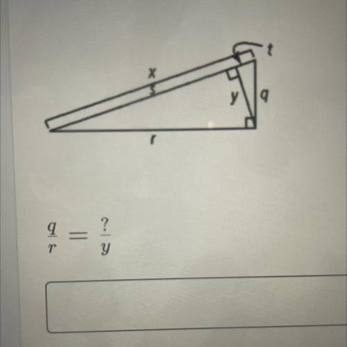 What is the missing part of the proportion according to the picture?