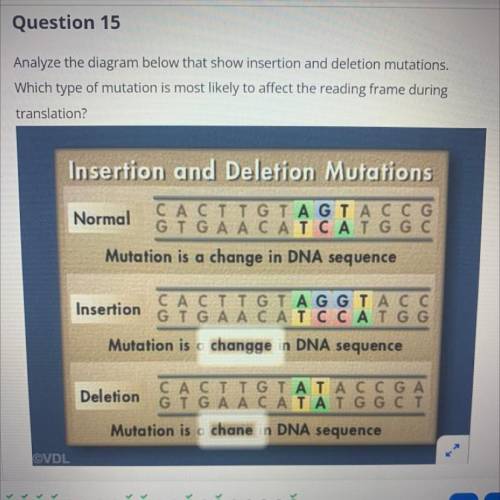 Please help me 20 points !!the answers choices are

 a- insertion 
b-deletion 
c- both insertion a