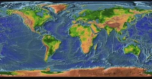 How is the topography of earth???