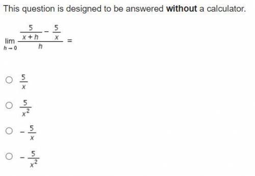 HELP
This question is designed to be answered without a calculator...