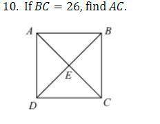 If BC =26, find AC
Can someone please help me with this !!