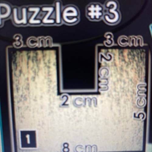 Puzzle #3

4 cm
3 cm
3 cm
answer choices
A: B: C:
36 20 58
D: E: F:
33 26 27
H: I:
30 38
46
H
2 cm