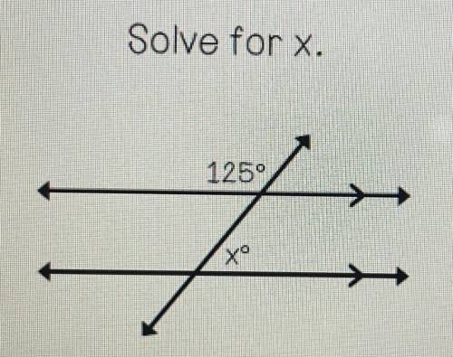 How can you solve for x?