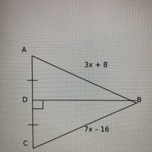Help please!
Find the length of AB: