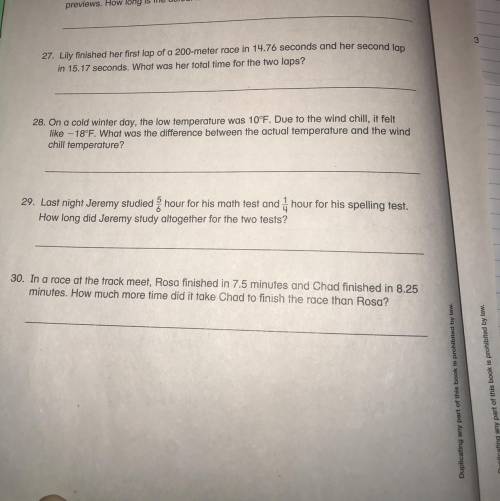Answer 29 and 30 please