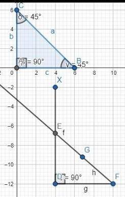 Part 6 In GeoGebra, label the measures of the three angles on ADEF. Then move point G around the co
