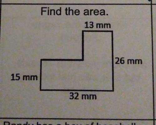 Find the area. PLEASE HELP