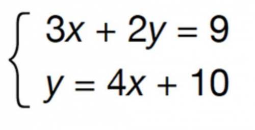 Which of the following ordered pairs are solutions to the system of equations below?

a. (1, 6)b.