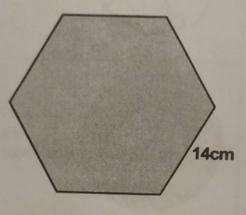 How do I find the area of this regular polygon without the area, perimeter, or apothem given to me?