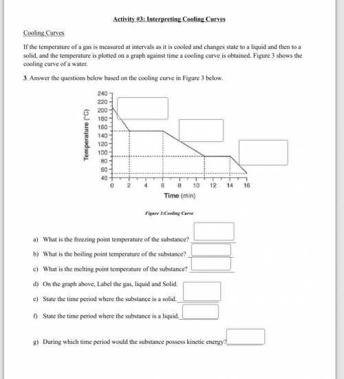 PLEASE HELP ME!

Live Worksheet: Heating and Cooling curves. 
really need help! I Don’t understand