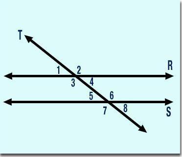 In the given diagram, which of the following pairs of angles are alternate interior angles?