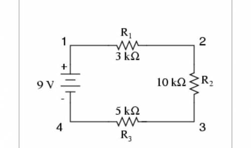 A. What is the equivalent resistance of these 3 resistors?

B. What is the current going through t