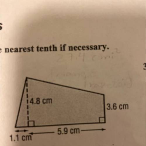 Find the area of each figure