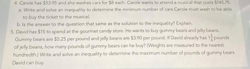 Could someone help me on these word problems