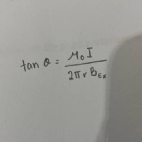 Can someone helps me linearise the equation (y=mx+c) where tan theta=x, I=y
