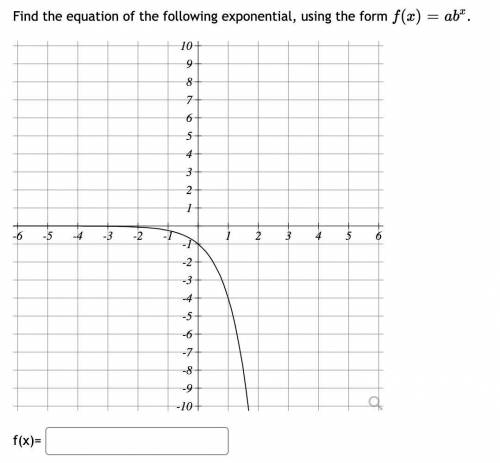 Find the equation of the following exponential, using the form a(b)^x

I keep getting this wrong b