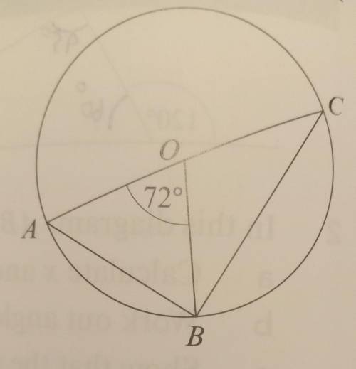Urgent and pls explain thoroughly. O is the centre of the circle. OA, OB and OC are radii. Angle AO