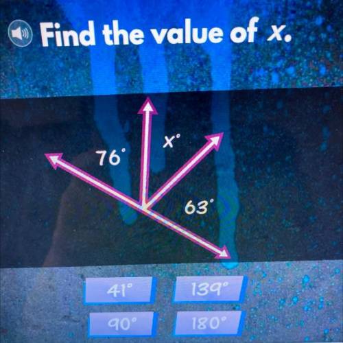 Find the value of x iready