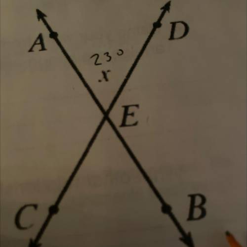 C. When two lines intersect, the

angles that lie on opposite sides of
the intersection point are
