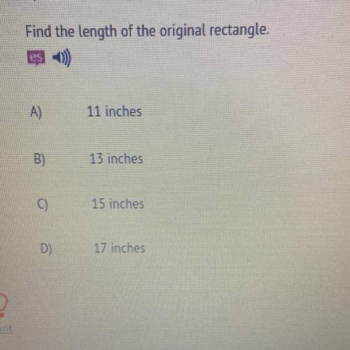 The length of a rectangle is 4 inches greater than the width. If each dimension is increased by 3 i