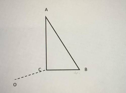 9. On plain paper, copy and complete the enlargement of triangle ABC with a scale

factor of and c