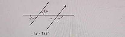 B. For the given figure, find the unknown angles