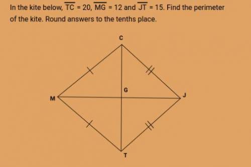 Please help me find the perimeter of the kite