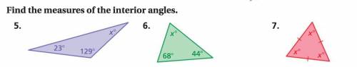 I NEED HELP NOW FIND THE MEASURES OF THE INTERIOR ANGLES