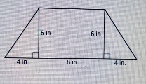 What is the area of the trapezoid? Enter your answer in the bOx