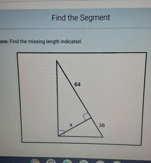 Find the missing length indicated(help me find x)