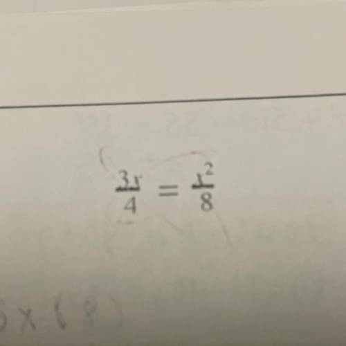 Sloving factorable quadratic equations review
3x/4 = x^2/8