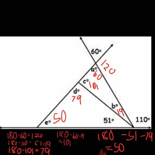Helppppppppppppppppppp please

You can find all of the missing angles by knowing the following info
