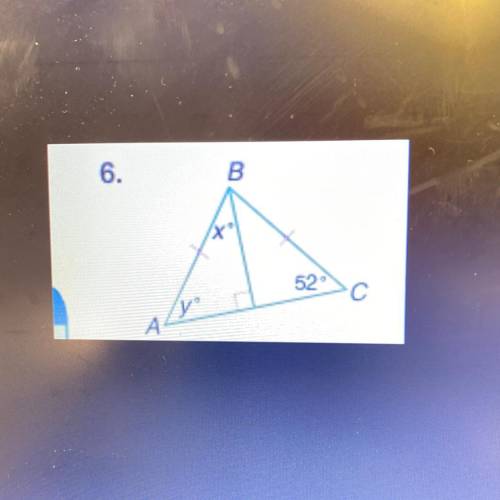 Please help, for each triangle, find the values of the variables