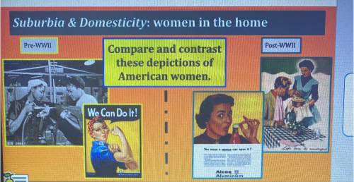 Compare and contrast these depictions of American women