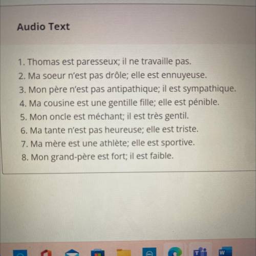 1 - Logique ou illogique?

Listen to each statement and indicate whether it is logique or illogiqu