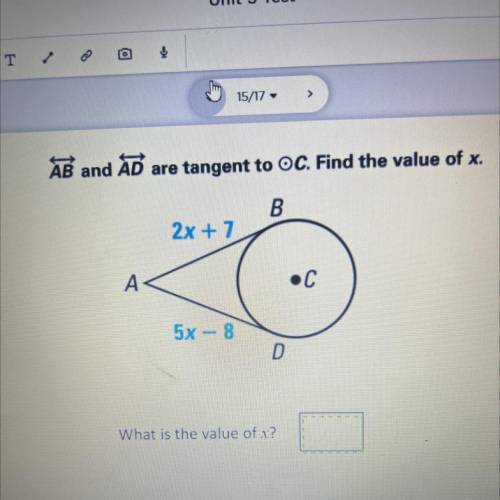What is the value of x???