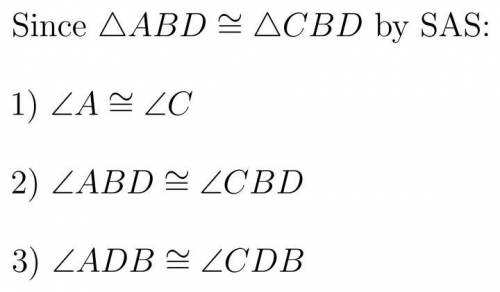 (1) In the adjacent figure, congruent sides of ABCD are shown by identical marks. State if there are