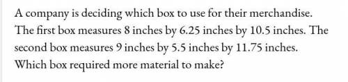 If each box (from slide 4) used material that cost $0.03 per square inch to make, how much does a c