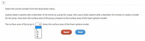 Sophia needs a sphere with a diameter of 36 inches as a prop for a play. She uses a foam sphere wit