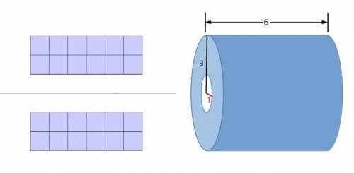 Find the volume of the solid produced by rotating this two-dimensional shape using the axis shown.